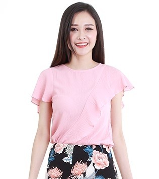 Pink Short Sleeve Top- T37881