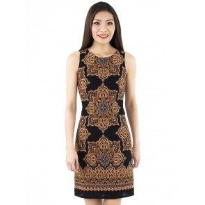Ethnic Print Short Dress- D38785